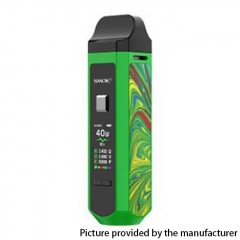 Authentic SMOK RPM40 40W 1500mAh VW Mod Pod System Starter Kit 4.5ml/0.4ohm/0.6ohm - Green Authentic SMOK RPM40 40W 1500mAh VW Mod Pod System Starter Kit 4.5ml/0.4ohm/0.6ohm - Green