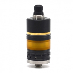 Menelaus Style 22mm RTA Rebuildable Tank Atomizer 4ml - Black Gold