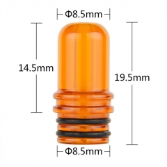Replacement 510 Acrylic Drip Tip 8.5mm AS238 1pc - Orange