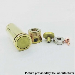 Comp Mini HK 24 Style Mechanical Mod + Battle RDA Rebuildable Dripping Atomizer Kit 24mm/18350 - Gun Metal