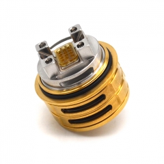 Fatality M25 Style 25mm  RTA Rebuildable Tank Atomizer 5.5ml - Gold