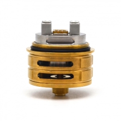 Fatality M25 Style 25mm  RTA Rebuildable Tank Atomizer 5.5ml - Gold