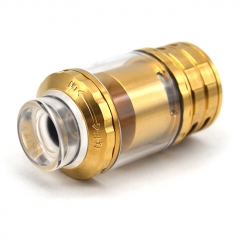 Fatality M25 Style 25mm  RTA Rebuildable Tank Atomizer 5.5ml - Gold