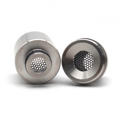 (Ships from Germany)ULTON Rhino Dry Herb 510 Drip Tip Flavor Enhancer 1pc - Silver