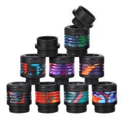 AVCT 2-in-1 Resin 510 810 Drip Tip Convertible Replacement Drip Tip 1pc - Black