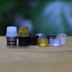 Kaser Style 510 Replacement Drip Tip Set w/ MTL Mouthpiece - Black + Silver + Translucent + Brown