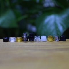 Kaser Style 510 Replacement Drip Tip Set w/ MTL Mouthpiece - Black + Silver + Translucent + Brown