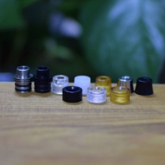 Kaser Style 510 Replacement Drip Tip Set w/ MTL Mouthpiece - Black + Silver + Translucent + Brown