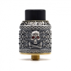 Authentic Riscle Pirate King V2 24mm RDA Rebuildable Dripping Atomizer w/ BF Pin - Cupronickel