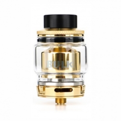 Authentic Oumier x VapnFagan Bulk 28mm RTA Rebuildable Tank Atomizer 6.5ml - Gold