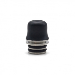 Kindbright Replacement 510 Hybrid Drip Tip  + Stainless Steel 15mm 1pc - Black