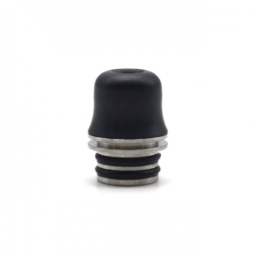 Kindbright Replacement 510 Hybrid Drip Tip  + Stainless Steel 15mm 1pc - Black