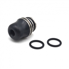 Kindbright Replacement 510 Hybrid Drip Tip  + Stainless Steel 15mm 1pc - Black