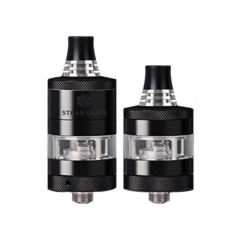 Authentic Steam Crave Glaz Mini 23mm MTL RTA Rebuildable Tank Atomizer 2ml/5ml - Black