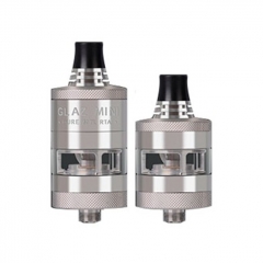 Authentic Steam Crave Glaz Mini 23mm MTL RTA Rebuildable Tank Atomizer 2ml/5ml - Silver