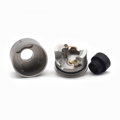 Haku Venna Style 22mm RDA Rebuildable Dripping Atomizer w/BF Pin - Silver