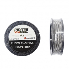 Authentic Pirate Coil A1 Fuse Clapton 28GA*2+32GA 15 Feet