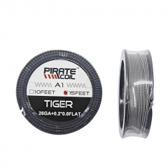 Authentic Pirate Coil A1 Tiger 26GA+0.2*0.8Flat 15 Feet