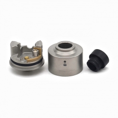 Haku Venna Style 22mm RDA Rebuildable Dripping Atomizer w/BF Pin - Silver