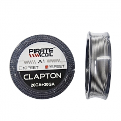 Authentic Pirate Coil A1 Clapton 26GA+30GA 15 Feet