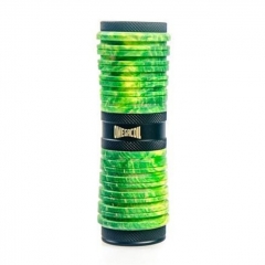 Authentic Ultroner Omega Coil Stablized Wood 25mm Hybrid Mechnical Mod 18650 - Green