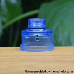 Replacement 510 Drip Tip + Top Cap + Decorative Ring Kit for Haku Venna Style RDA - Blue