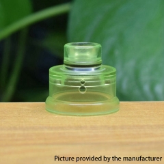 Replacement 510 Drip Tip + Top Cap + Decorative Ring Kit for Haku Venna Style RDA - Green