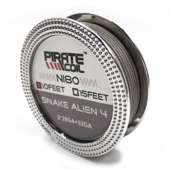 Pirate Coil NI80 Snake Alien4  3*28GA+32GA 10 Feet