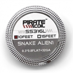 Pirate Coil SS316L Snake Alien1 0.3*0.8 FLAT+ 32GA 10 Feet