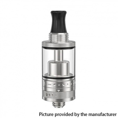 Authentic Ambition Mods Purity MTL 18mm 316SS RTA Rebuildable Tank Atomizer 2ml - Silver