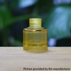 Hussar The End Style RTA Replacement PEI Tank Tube + Stainless Steel Drip Tip - Yellow
