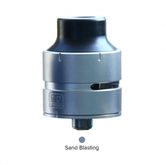 Authentic Footoon Aqua Master 24mm RDA Rebuildable Dripping Atomizer - Sandblasted Silver