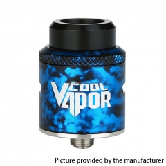 Authentic Cool Vapor MGTK BF 24mm RDA Rebuildable Dripping Atomizer - Black Blue