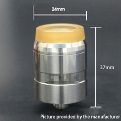 MDLR Style 24mm RDA Rebuildable Dripping Atomizer w/ BF Pin - Gold