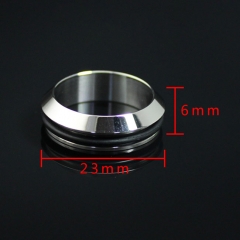 SXK 18mm 316SS Atomizer Adapter Ring for Smuggler Style 18650 Mechanical Mod - Silver