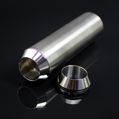 SXK 18mm 316SS Atomizer Adapter Ring for Smuggler Style 18650 Mechanical Mod - Silver