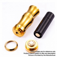 Authentic Timesvape Keen 18650/20700/21700 Hybrid Mechanical Mech Mod - Polish Brass