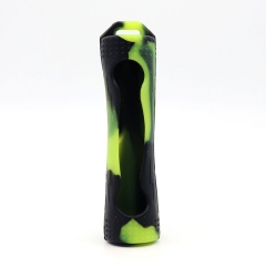 YUHETEC Silicone Case for Single 18650 Battery - Green Camo