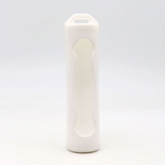 YUHETEC Silicone Case for Single 18650 Battery - White