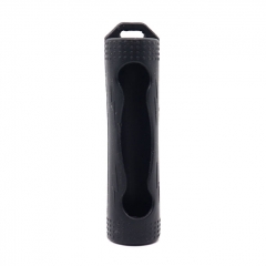 YUHETEC Silicone Case for Single 18650 Battery - Black