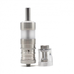 ULTON Fev 4 Style MTL RTA + Diamond Cap for Fev v4/4.5 RTA 3.5ml Short Version PC Version - Silver + Transparent