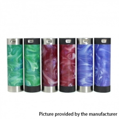 Authentic CoolVapor Takit Mini V2 24mm Semi-Mechanical Mod 18350/18650 - Black + Red