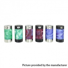 Authentic CoolVapor Takit Mini V2 24mm Semi-Mechanical Mod 18350/18650 - Black + Red