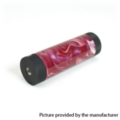 Authentic CoolVapor Takit Mini V2 24mm Semi-Mechanical Mod 18350/18650 - Black + Red
