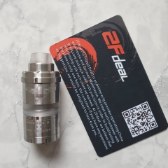 ULTON Kronos 2S 23mm Style 316SS RTA Rebuildable Tank Atomizer 4ml - Black