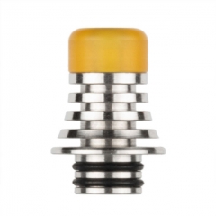 Reewape 510 Replacement Drip Tip 10mm AS278S - Silver Yellow