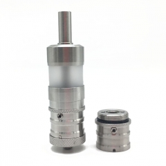 (Ships from Germany)ULTON FEV V4.5 Style RTA Rebuildable Atomizer Single and Dual Airflows - Silver