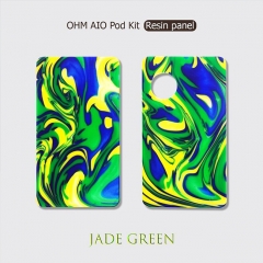 Replacement Resin Pannels + Drip Tip for Ohm Vape AIO 42W Kit - Jade Green