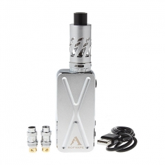 Authentic Rofvape A Box Mini 50W TC VW APV 18650 Box Mod Kit 3.2ml/0.5ohm - White