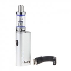 Authentic Hecig HEC 40W 2200mAh E-Cigarette Starter Kit 3ml/0.5ohm - Silver